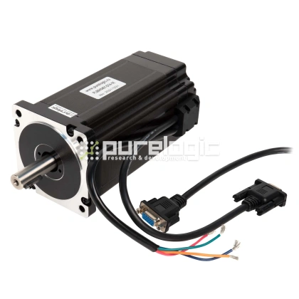 Двигатель шаговый с энкодером PL86H5401-D14-1K фото