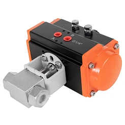 Шаровый клапан с пневматическим приводом PL-G1/2-SW12-ZG