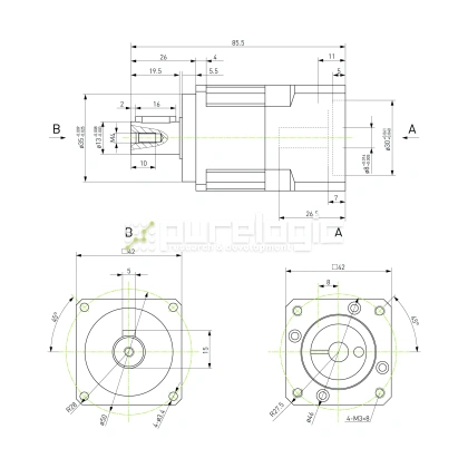 Редуктор планетарный прецизионный 42VRB10K-S13-P0 фото