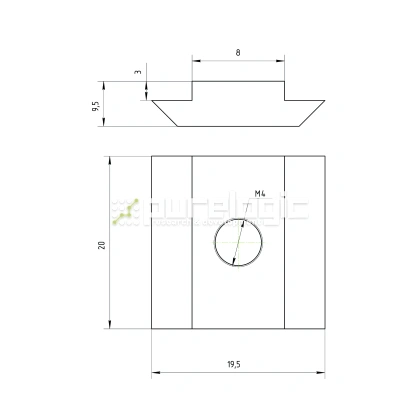 Сухарь пазовый 40HM4 фото