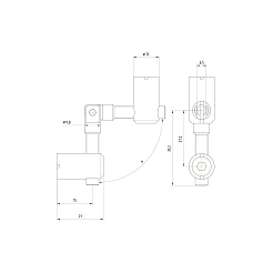 Пазовый соединитель 30MSD-B