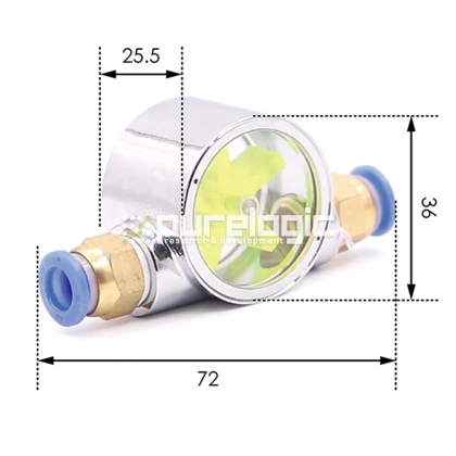 Визуальный индикатор потока WFS-1M-8 фото