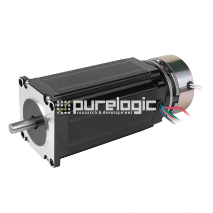 Двигатель шаговый с тормозом PL57H110-D8B фото