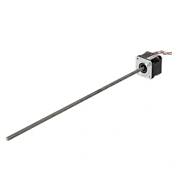 Двигатель шаговый с винтом 17HS3410-350TR6.35x1.58