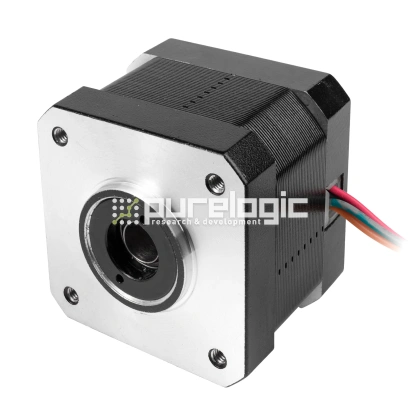 Двигатель шаговый с вал-гайкой 17HS3410-6.35x1.58 фото